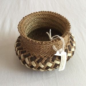 Vintage New Tarahumara Pine Sotol Tri Color Double Weave Pot